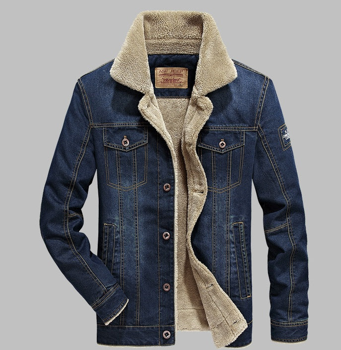 Abrigo de hombre Loom & Soul 100 % algodón – Chaqueta clásica cálida con forro para otoño e invierno | Prenda exterior casual atemporal