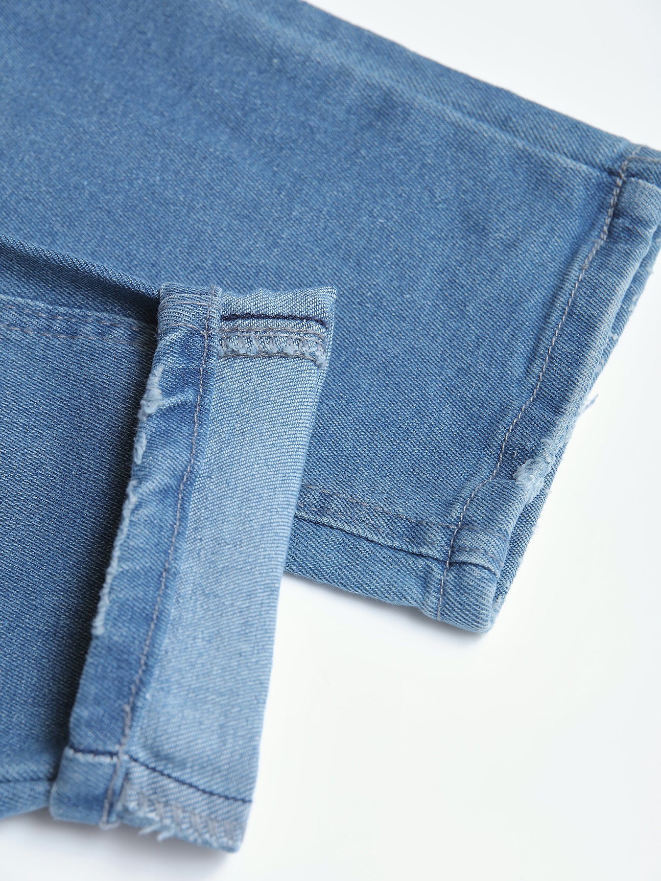 Vaqueros pitillo para hombre – Vaqueros casual ajustados elásticos de mezclilla azul