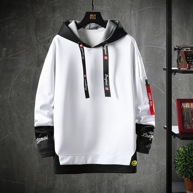 Sudadera con capucha informal de hombre – Manga larga estilo urbano