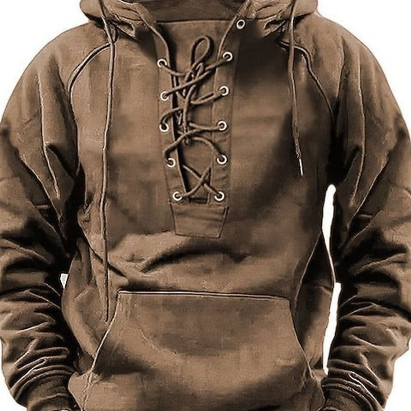 Sudadera con capucha extragrande para hombre – Sudadera extragrande de peso pesado con bolsillo