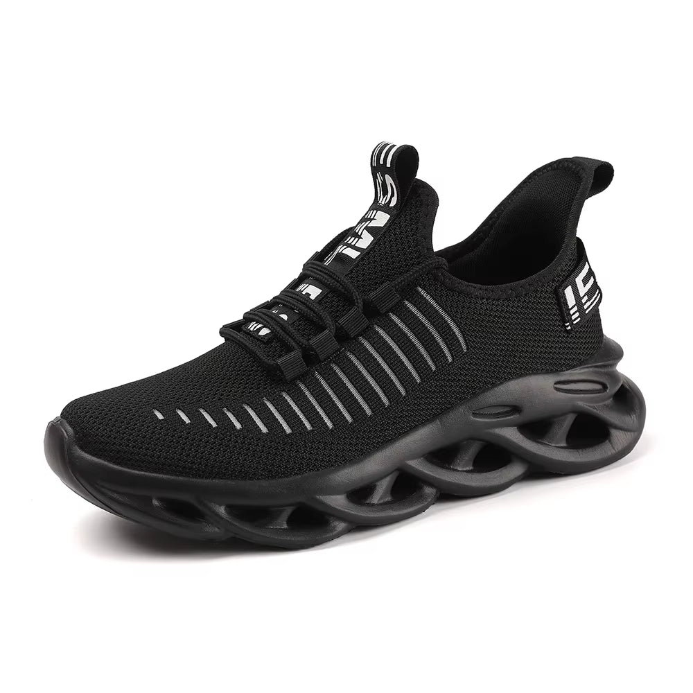 Men'S Shoes Summer Mesh Breathable Sports Shoes Men'S Casual Running Hollow Mesh Shoes Lightweight anti Slip Tennis Sports Shoes
