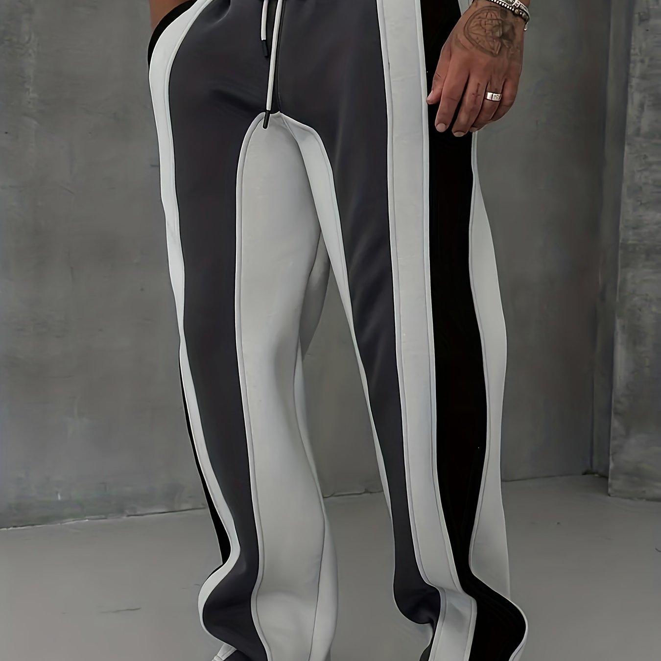 Pantalones cargo urbanos con cordón para hombre – Corte deportivo informal