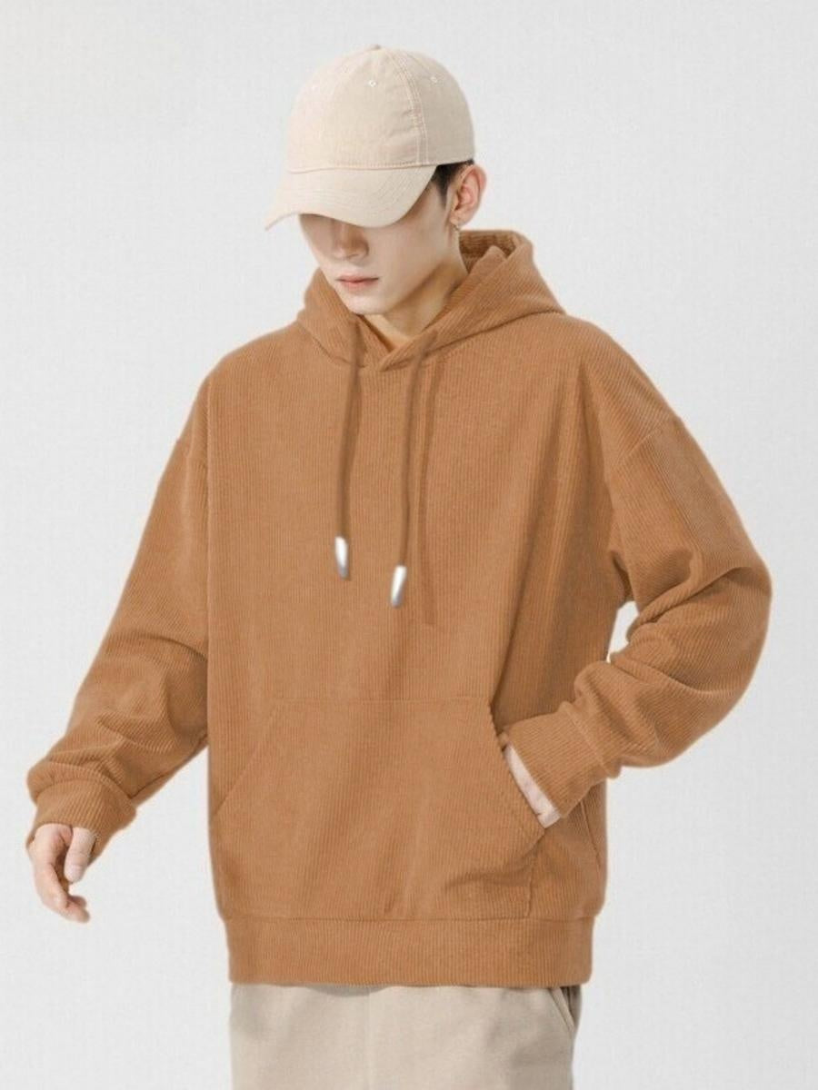 Sudadera con capucha unisex jacquard de cuello redondo – Ajuste casual de calidad de exportación