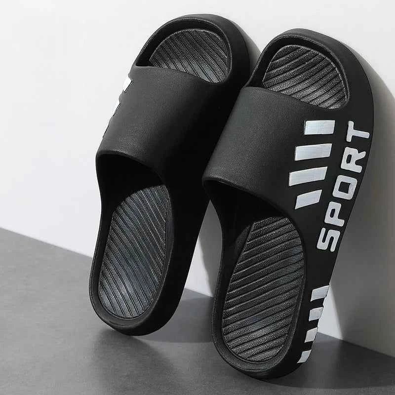 Men’s Thick Sole Slides – Non-Slip Summer Comfort Style