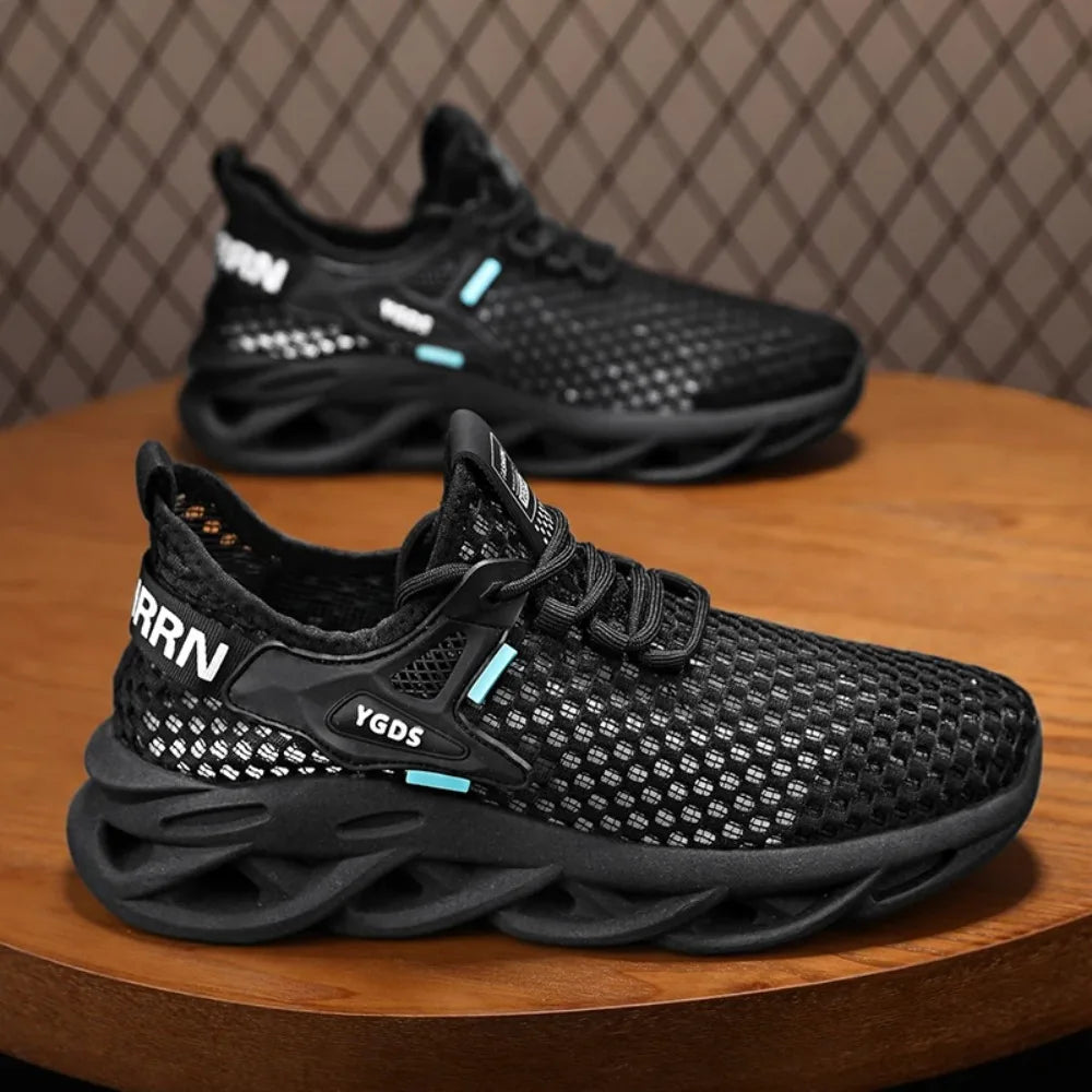 Men’s Mesh Sneakers – Breathable Casual Running Shoes, Lightweight & Stylish - Loom & Soul
