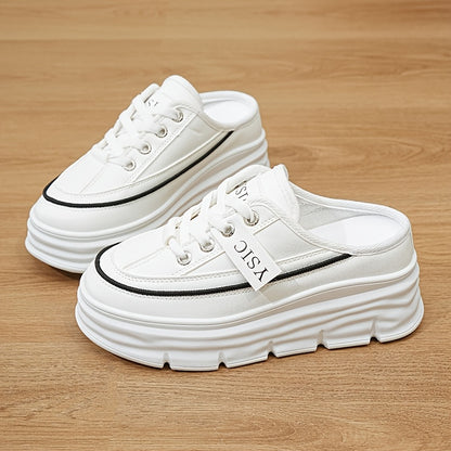 Zapatos Planos Casuales de Verano – Sandalias Cómodas de Uso Diario con Cordones