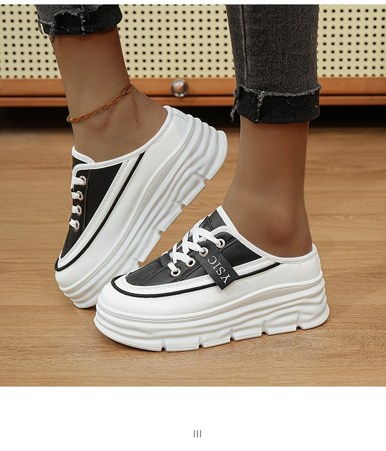 Zapatos Planos Casuales de Verano – Sandalias Cómodas de Uso Diario con Cordones