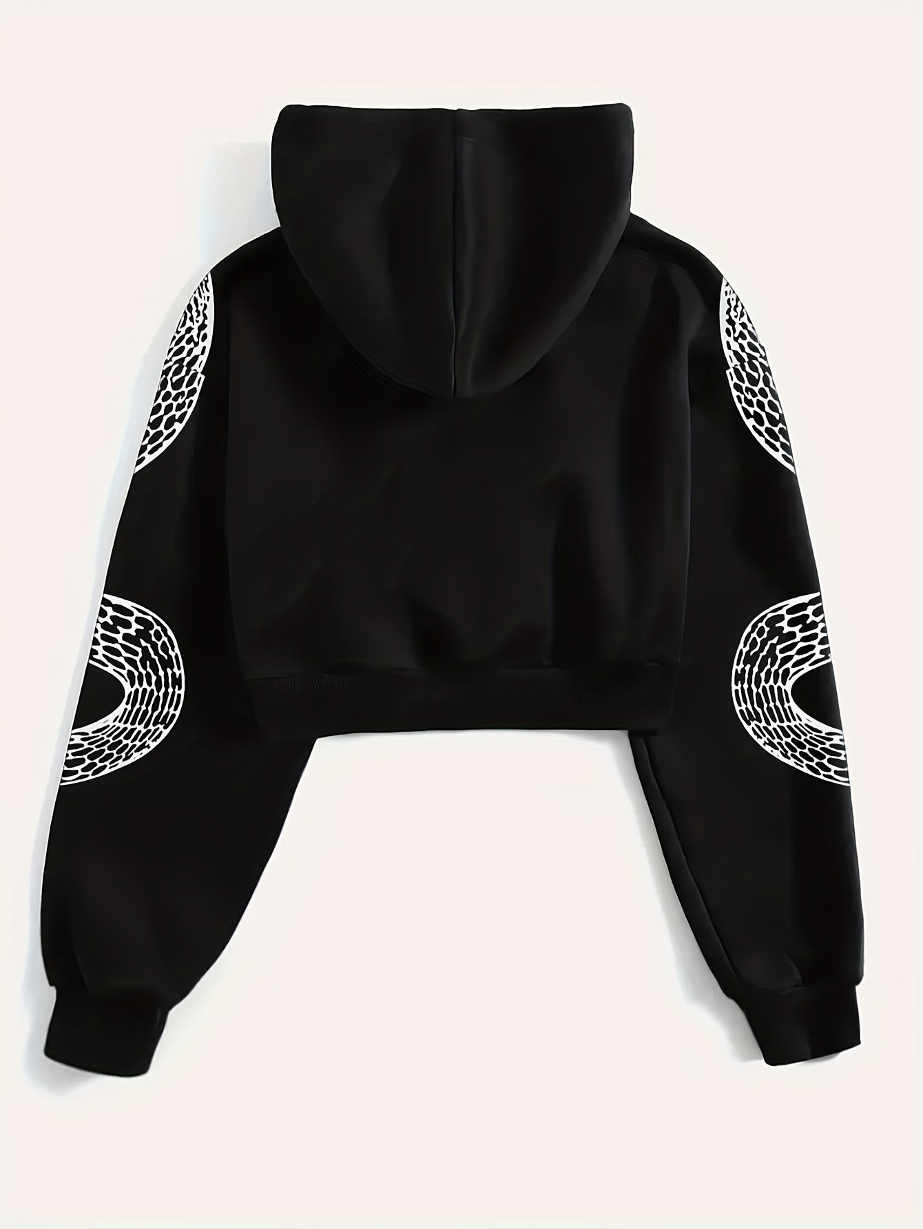 Sudadera con capucha roja para mujer – Sudadera urbana con estampado de Fénix y Mariposa
