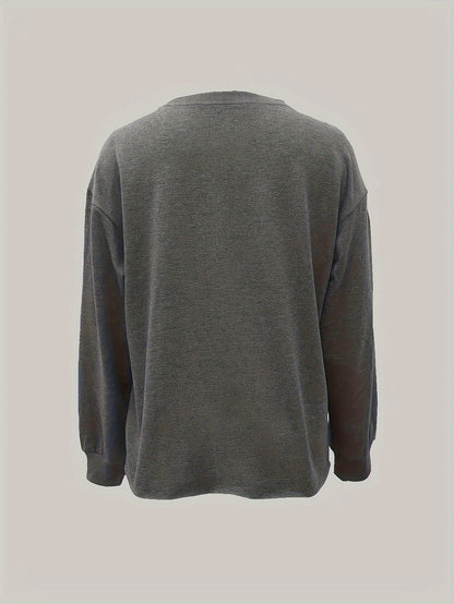 Teal Graphic Sunburst Sweatshirt – Women’s Casual Crew Neck Pullover