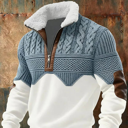 Sudadera Estampada Digital para Hombre Corte Ajustado – Jersey Urbano de Invierno