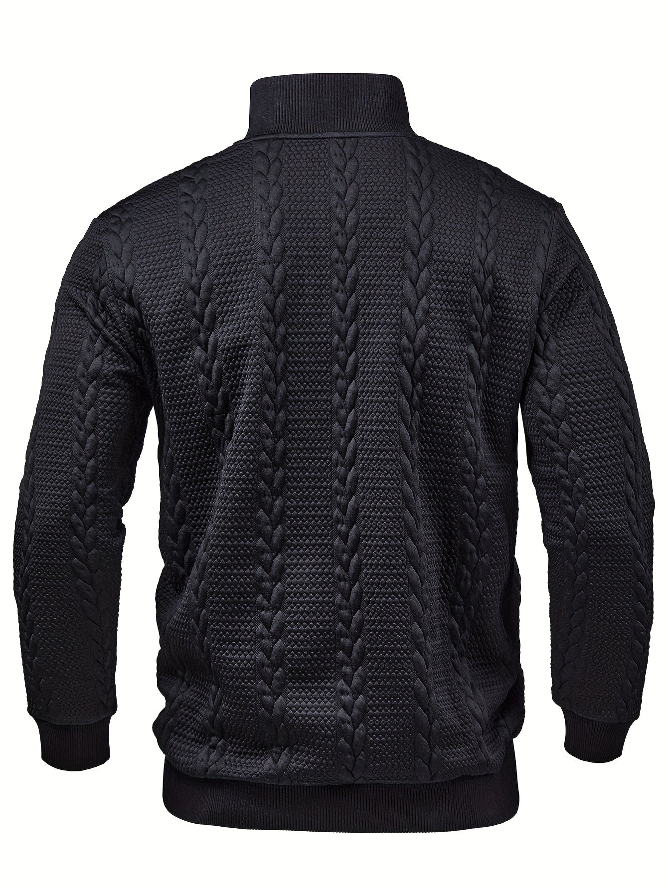 Chemise Henley décontractée pour homme – Haut boutonné à manches longues en tissu extensible doux