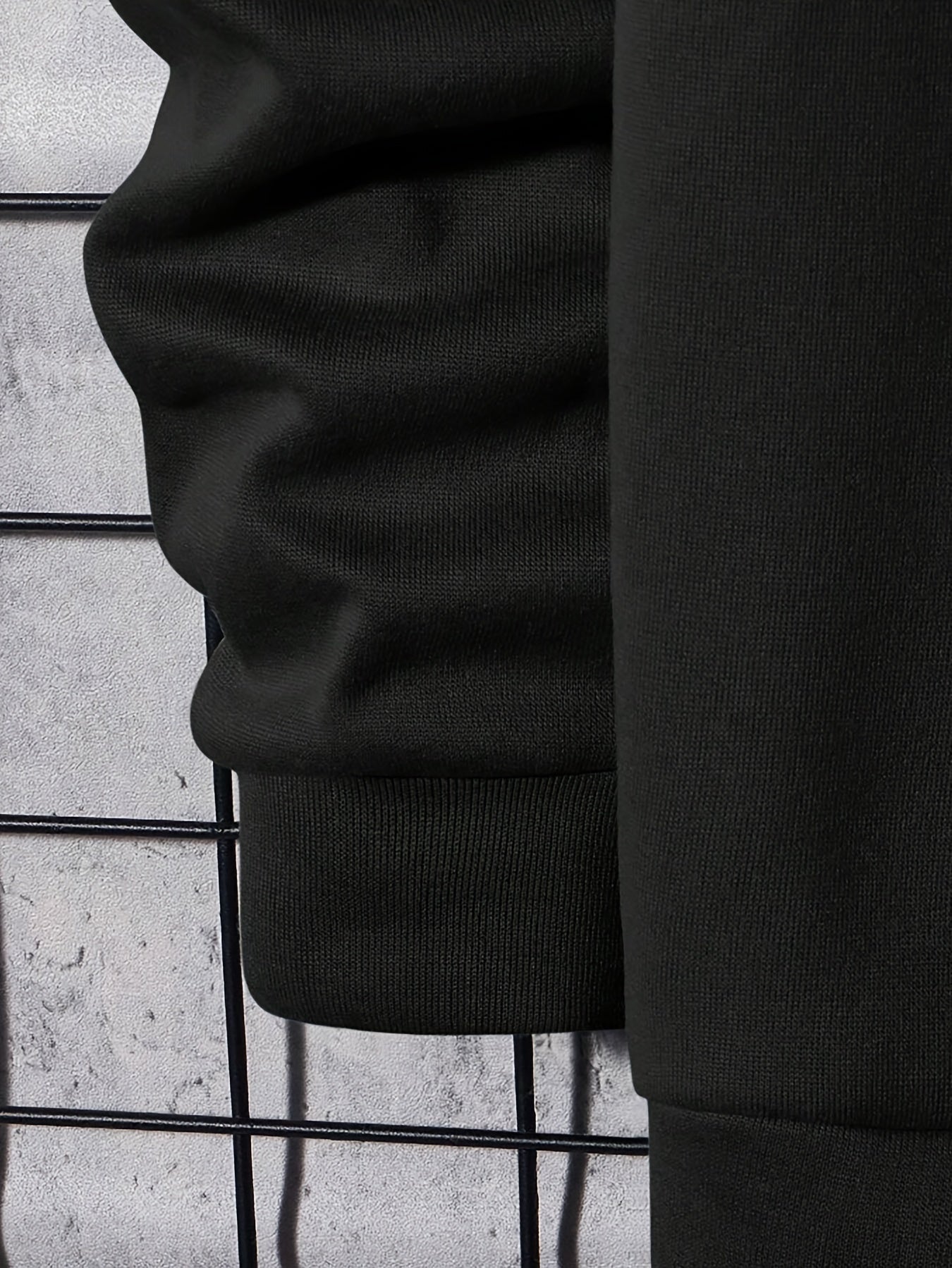 Men’s Printed Crewneck Sweatshirt – Trendy Casual Street Pullover