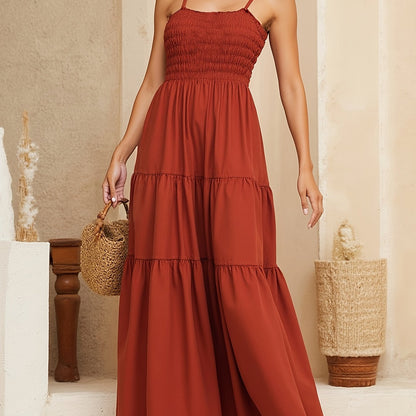 Elegant Halter Neck Maxi Dress – Minimalist Fitted Evening Gown