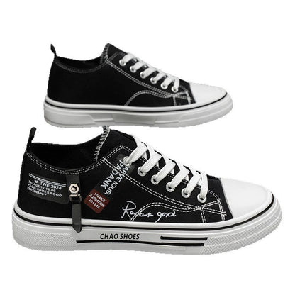 Men’s Canvas Sneakers – Everyday Lace-Up Streetwear Shoes