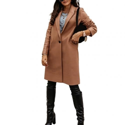 Chaqueta Oversize Coreana Bomber para Mujer Loom & Soul™ – Abrigo de Invierno Cálido con Cuello Solapa para un Estilo Urbano sin Esfuerzo