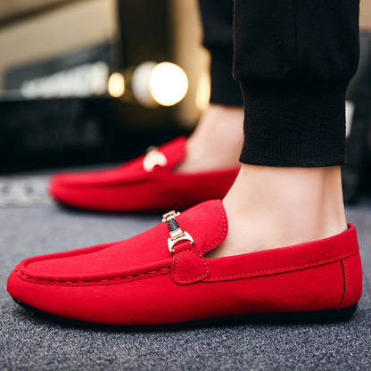 Zapatos de Lona Coreanos para Hombre Loom & Soul™ – Mocasines Casuales Ligeros y Transpirables sin Cordones con Diseño de Rayas