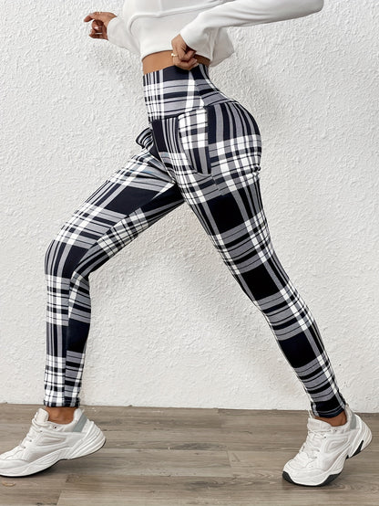Leggings forradas de vellón de talle alto para mujer – Pantalones rectos abrigados de invierno