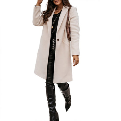 Chaqueta Oversize Coreana Bomber para Mujer Loom & Soul™ – Abrigo de Invierno Cálido con Cuello Solapa para un Estilo Urbano sin Esfuerzo