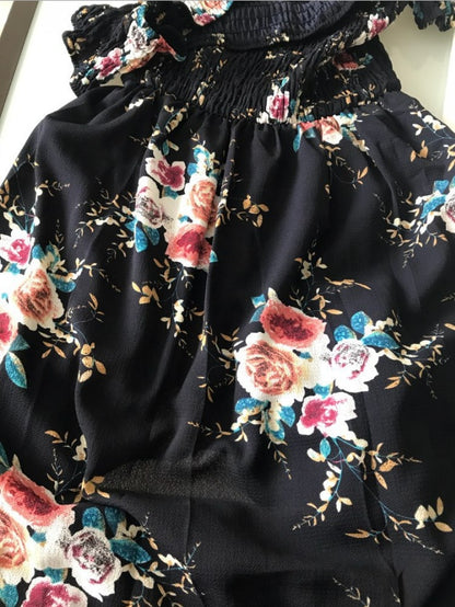 Boho Off-Shoulder Maxi Dress – Summer Beach Flow Dress for Women