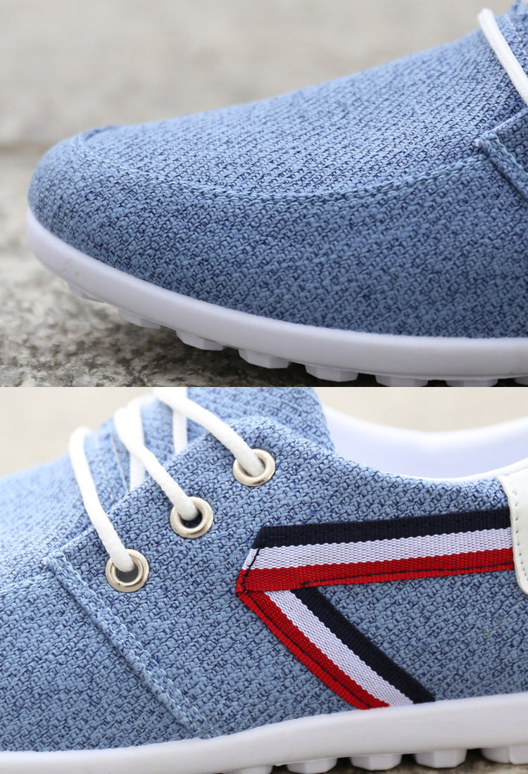 Mocasines de lona con suela blanda Loom & Soul™ para hombre – Zapatos ligeros estilo Pekín antiguo para una comodidad informal diaria