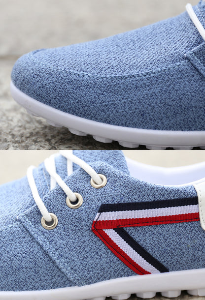Mocasines de lona con suela blanda Loom & Soul™ para hombre – Zapatos ligeros estilo Pekín antiguo para una comodidad informal diaria