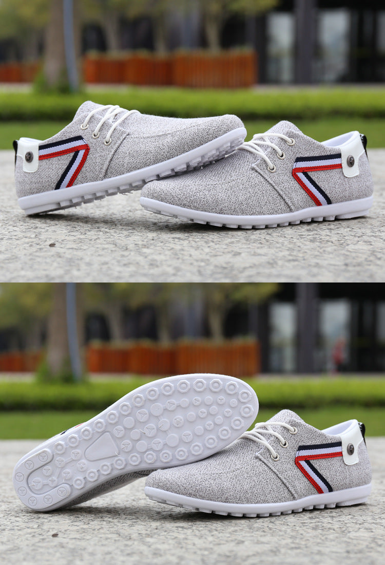 Mocasines de lona con suela blanda Loom & Soul™ para hombre – Zapatos ligeros estilo Pekín antiguo para una comodidad informal diaria