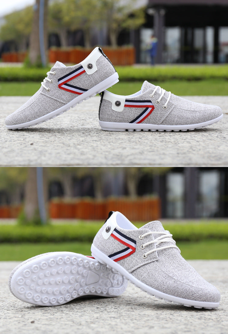 Mocasines de lona con suela blanda Loom & Soul™ para hombre – Zapatos ligeros estilo Pekín antiguo para una comodidad informal diaria
