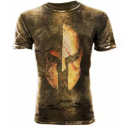 Camiseta Vintage de la Bandera de EE. UU. para Hombre – Camiseta Streetwear Ajustada