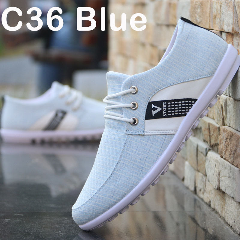 Mocasines de lona con suela blanda Loom & Soul™ para hombre – Zapatos ligeros estilo Pekín antiguo para una comodidad informal diaria