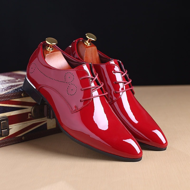 Zapatos de cuero casuales de negocios para hombre Loom & Soul – Mocasines de vestir sin cordones con parte superior de PU y suela de goma