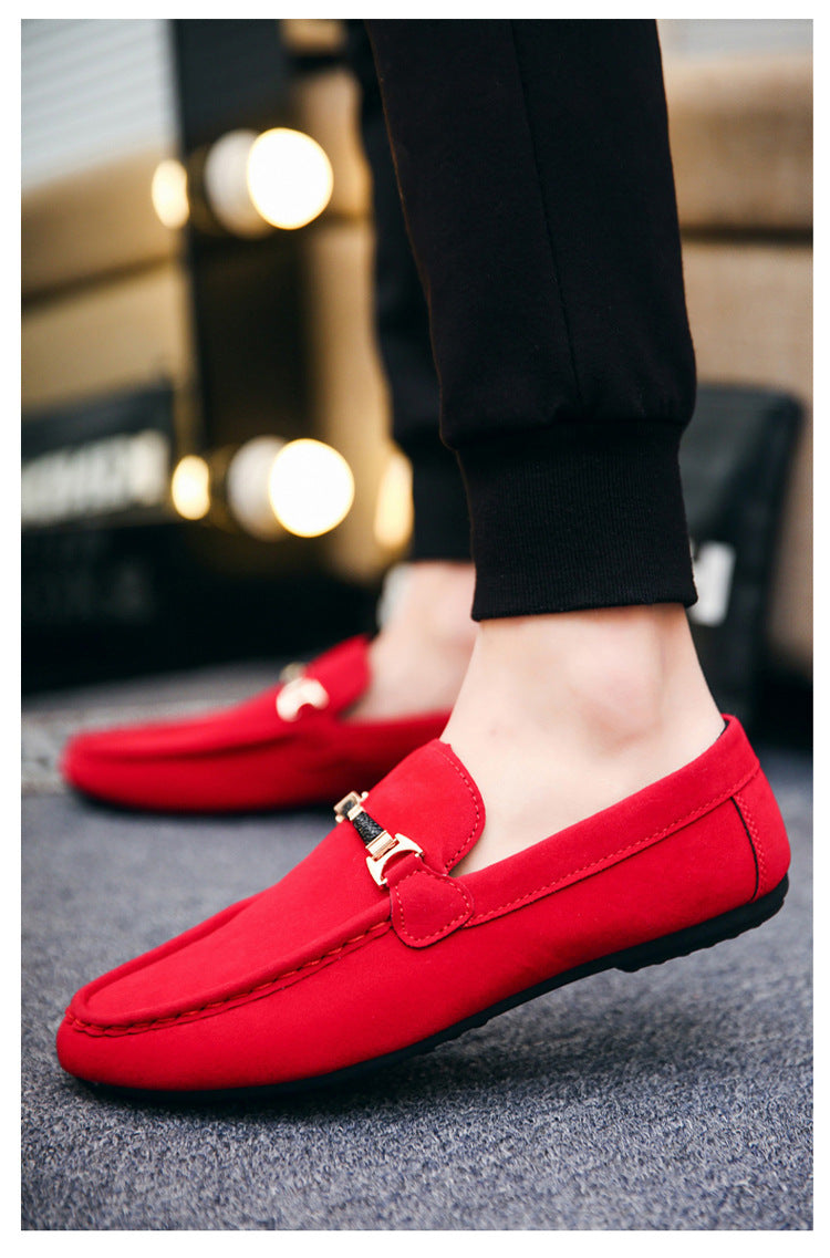 Zapatos de Lona Coreanos para Hombre Loom & Soul™ – Mocasines Casuales Ligeros y Transpirables sin Cordones con Diseño de Rayas
