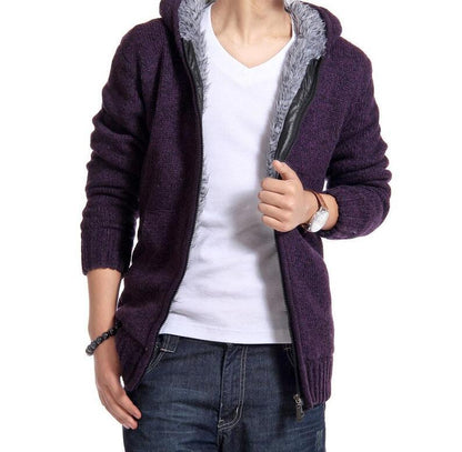 Chaqueta abrigada de mezcla de lana para hombre Loom & Soul™ – Abrigo de invierno suave de acrílico y lana para comodidad y estilo diario