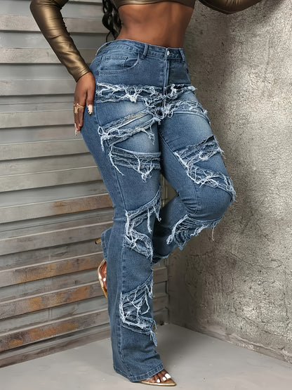 Jeans acampanados Curve Sculpt – Tejido elástico sin dobladillo