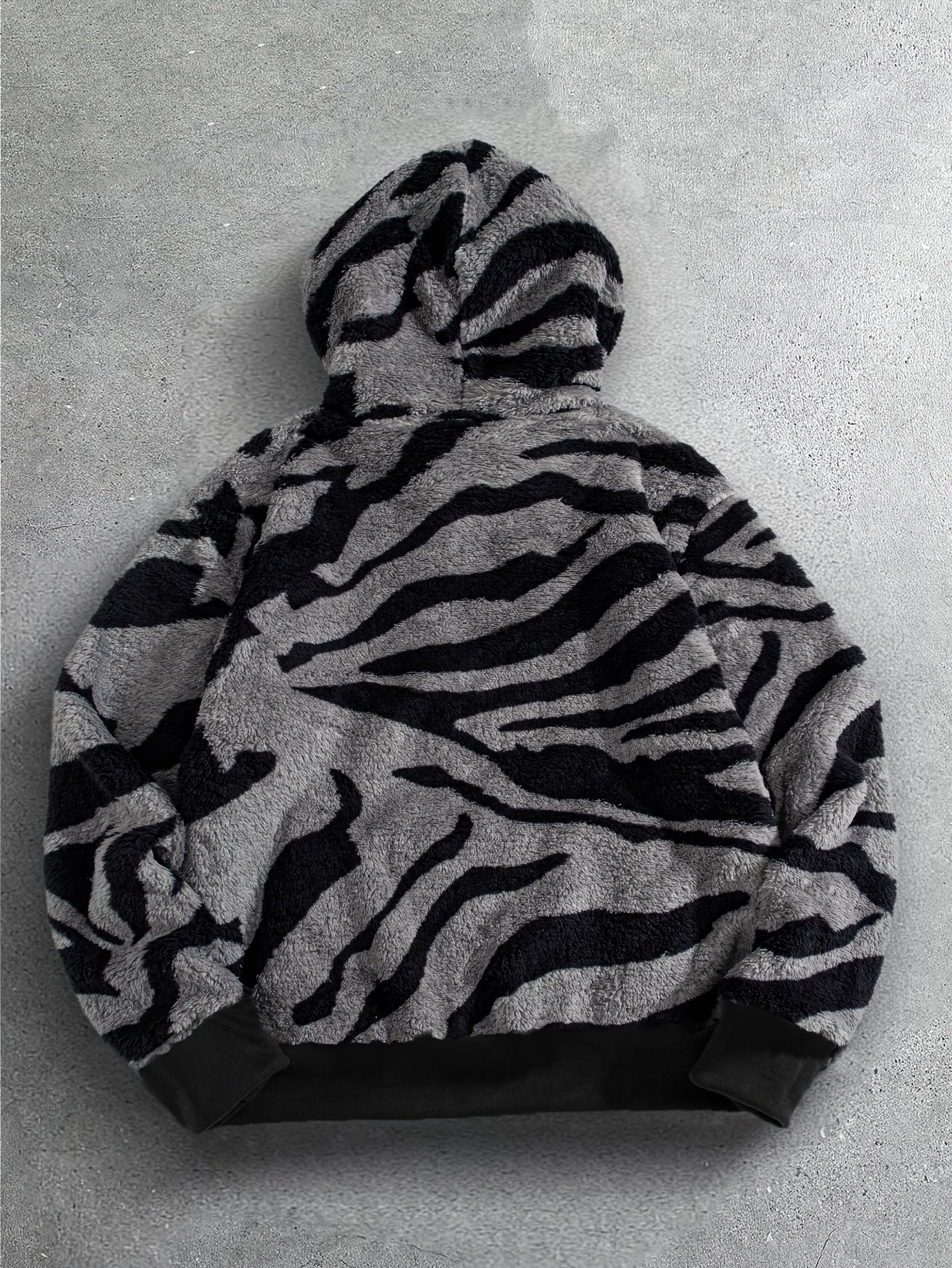 Sweat à Capuche Imprimé Léopard Homme – Sweat-shirt Doux Tendance Streetwear