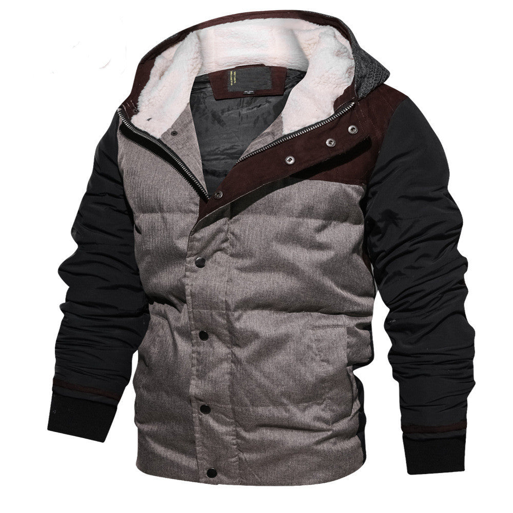 Chaqueta cárdigan de invierno para hombre 3D Loom & Soul – Abrigo grueso con cremallera