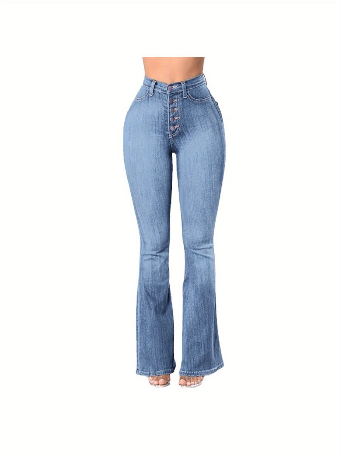 Snatched High Waist Wide Leg Jeans – Flowy Vintage Fit