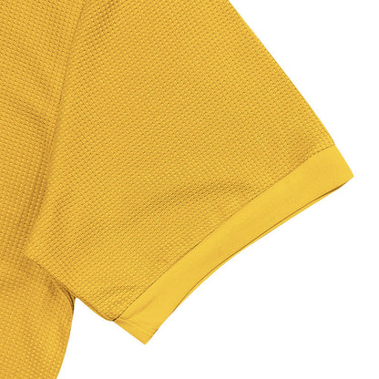 Polo para hombre Loom & Soul™ con textura de gofre – Camisa de verano de manga corta, corte entallado y solapa