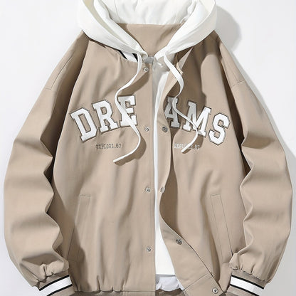 Veste à capuche Loom & Soul pour homme « DREAMS » – Manteau ample streetwear