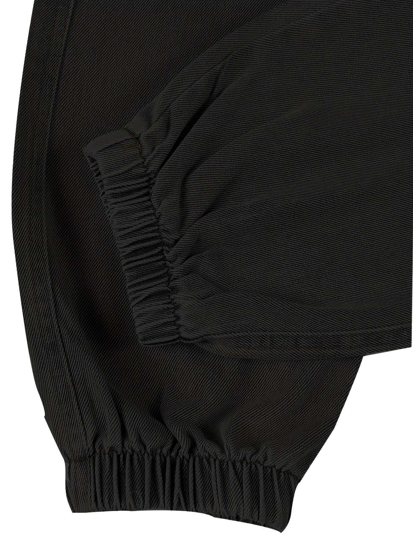 Men’s Drawstring Denim Joggers – Slim Fit Patchwork Jeans