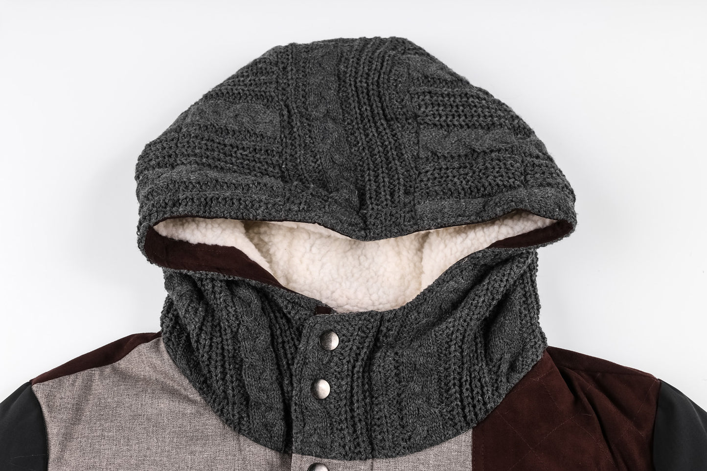Chaqueta cárdigan de invierno para hombre 3D Loom & Soul – Abrigo grueso con cremallera