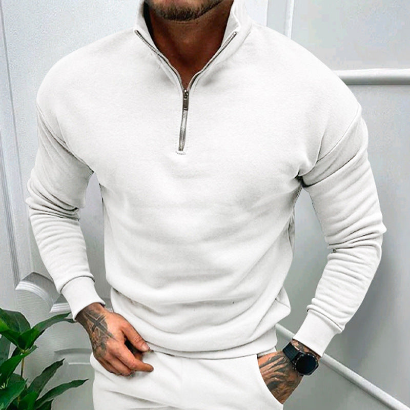Sudadera Loom & Soul™ de Color Liso – Top Casual de Manga Larga para Comodidad y Estilo Diarios