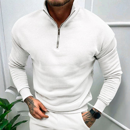 Sudadera Loom & Soul™ de Color Liso – Top Casual de Manga Larga para Comodidad y Estilo Diarios