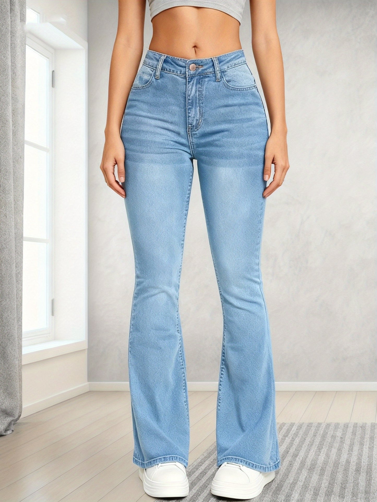 Vaqueros pitillo elegantes Sculpt Flare – Cintura alta ajustada