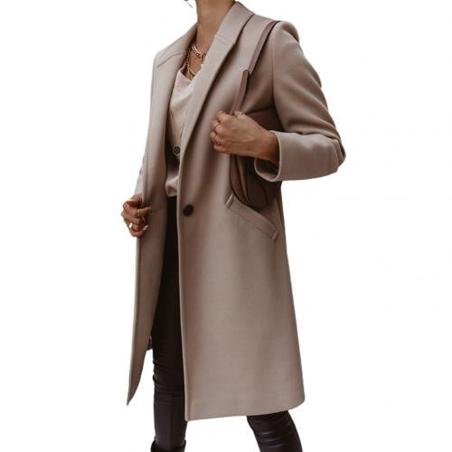 Chaqueta Oversize Coreana Bomber para Mujer Loom & Soul™ – Abrigo de Invierno Cálido con Cuello Solapa para un Estilo Urbano sin Esfuerzo