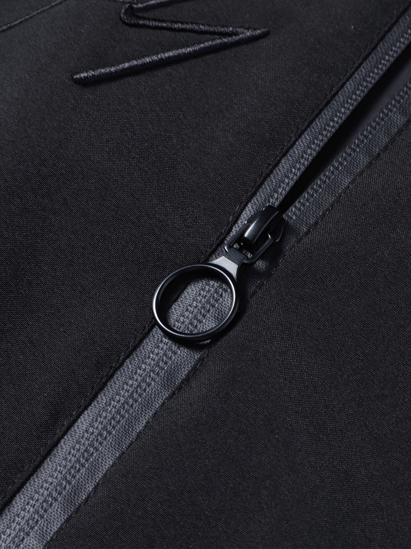 Men’s Letter Embroidered Bomber Jacket – Sporty Casual Streetwear