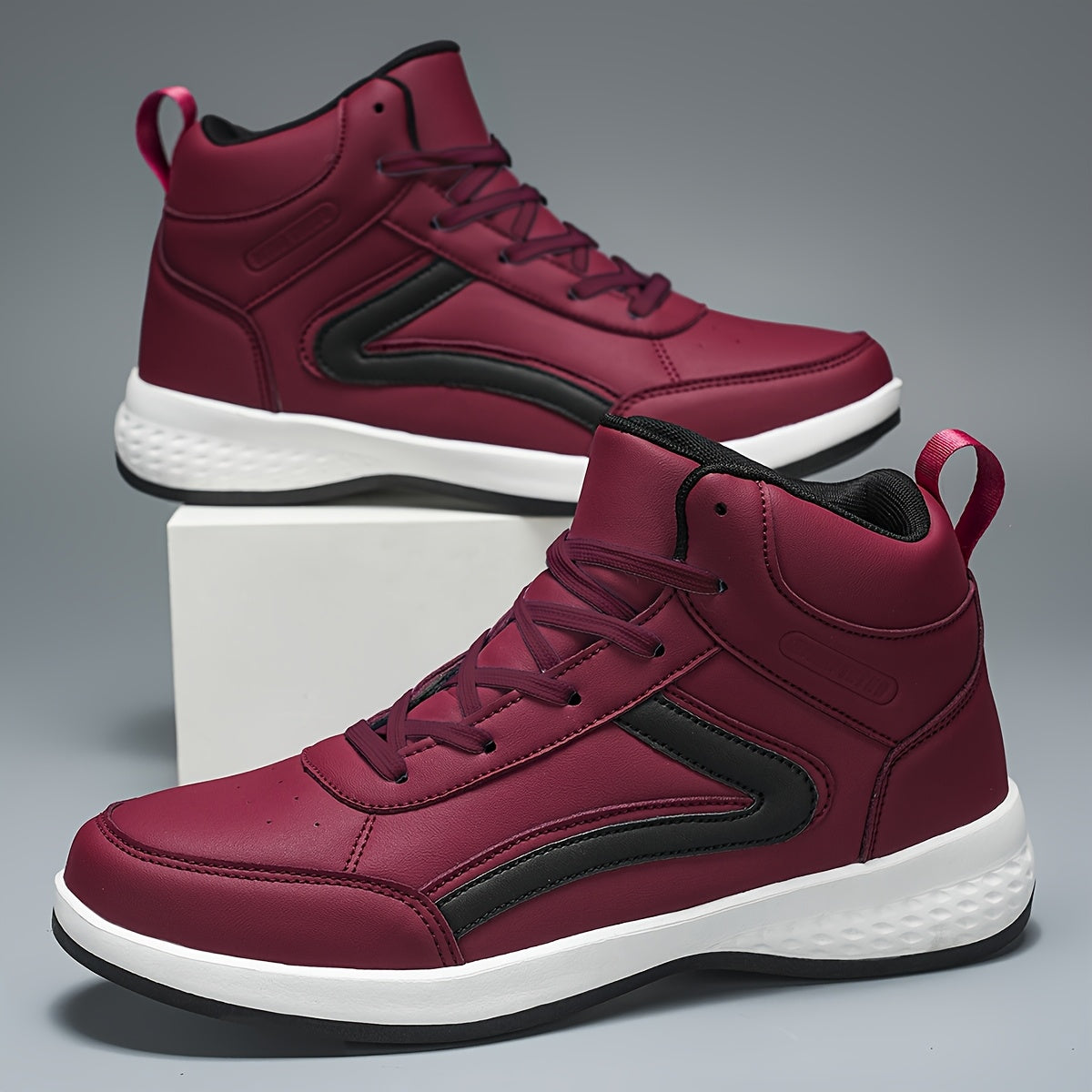 Zapatillas altas clásicas retro – Calzado de moda urbano informal