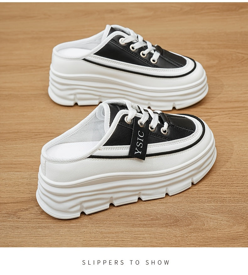 Zapatos Planos Casuales de Verano – Sandalias Cómodas de Uso Diario con Cordones