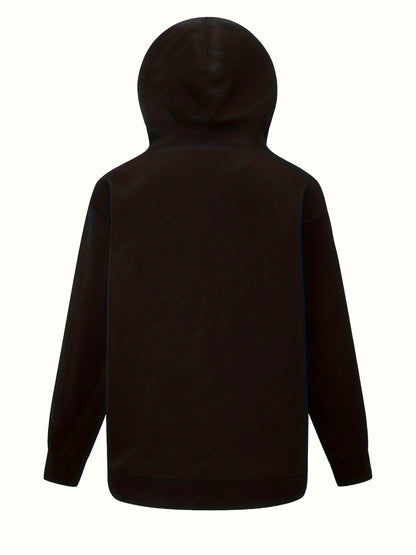 Sweat à capuche ample en peluche pour homme – Pull style ninja streetwear