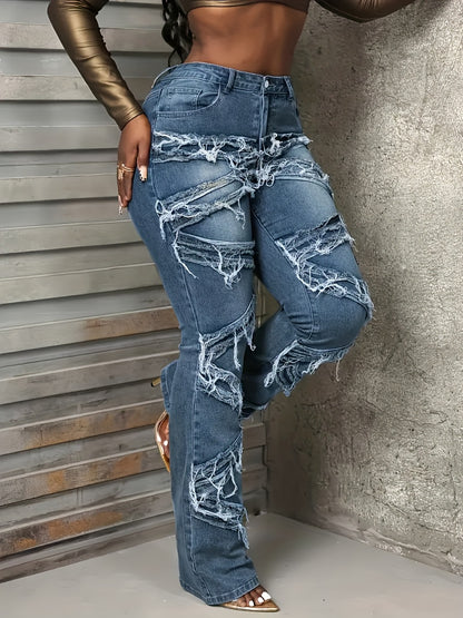 Jeans acampanados Curve Sculpt – Tejido elástico sin dobladillo