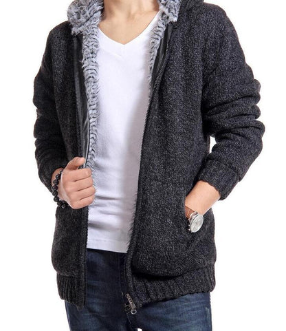 Chaqueta abrigada de mezcla de lana para hombre Loom & Soul™ – Abrigo de invierno suave de acrílico y lana para comodidad y estilo diario